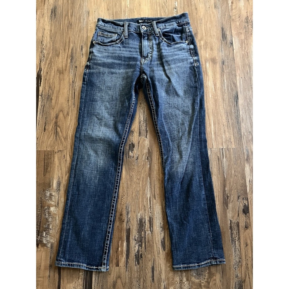 BKE Denim Jake Men's Jeans Blue Medium Wash Straight Size 31x30